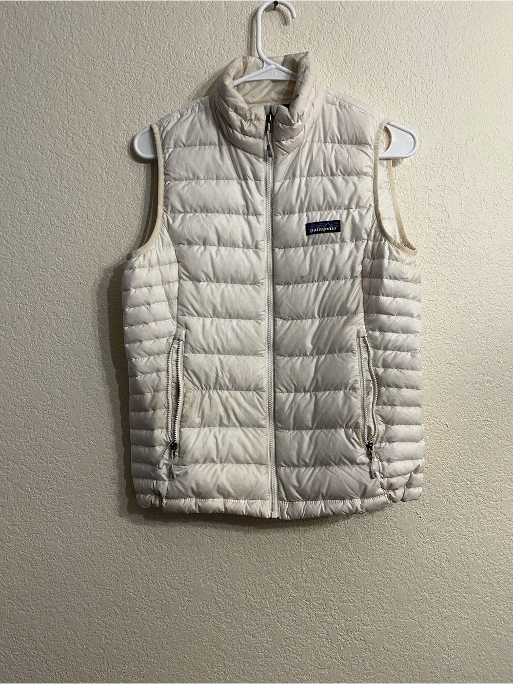 Patagonia white Puffer Quilted Vest